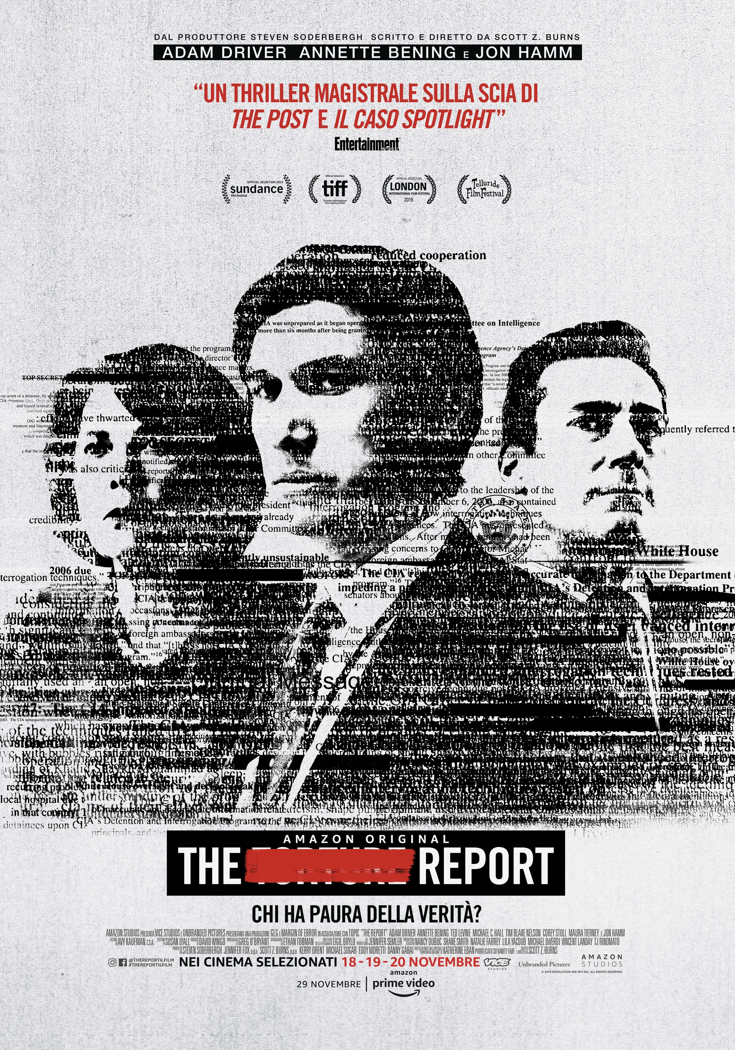 The Report: il nuovo avvincente thriller nei cinema a Novembre / BUONI CINEMA