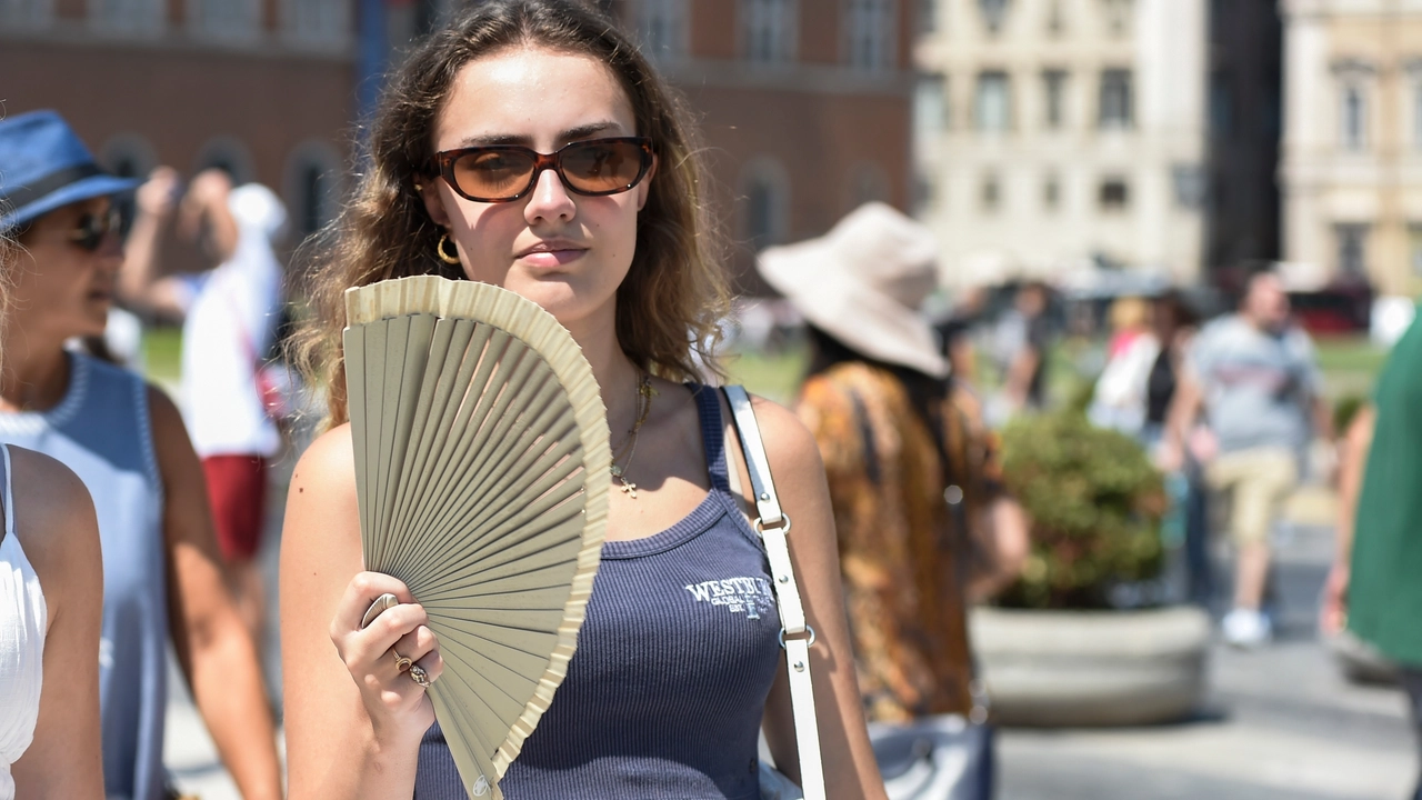 Caldo, afa (foto Imagoeconomica)