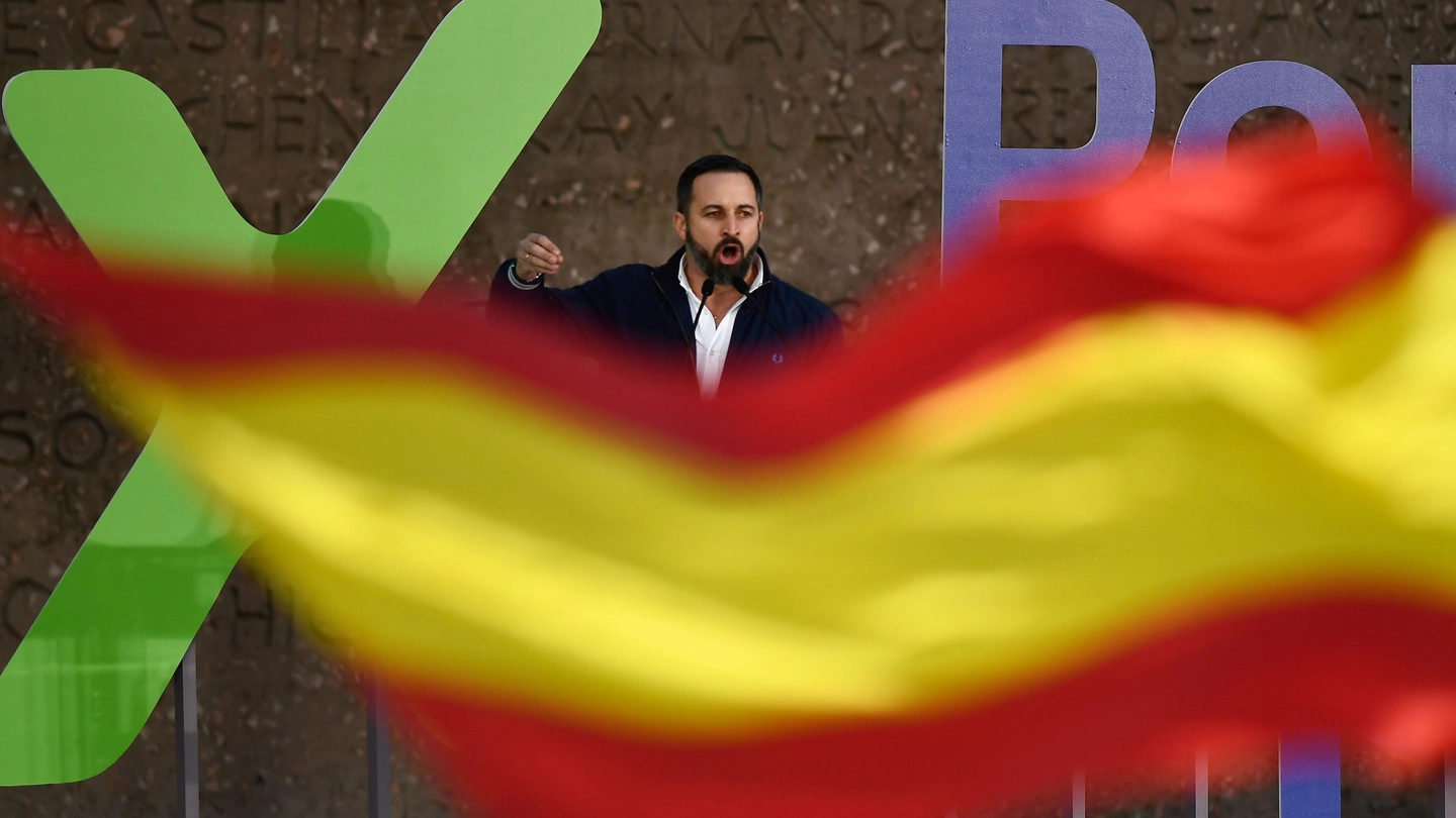  Santiago Abascal leader di Vox, partito di estrema destra spagnolo (Lapresse)