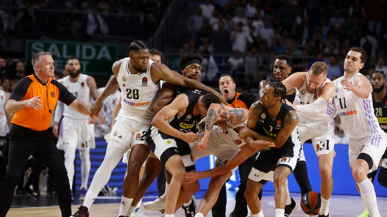 Rissa in Real Madrid-Partizan Belgrado di Eurolega. "Yabusele da prigione"