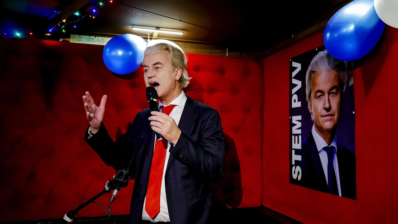 Il leader del Pvv Geert Wilders (Ansa)