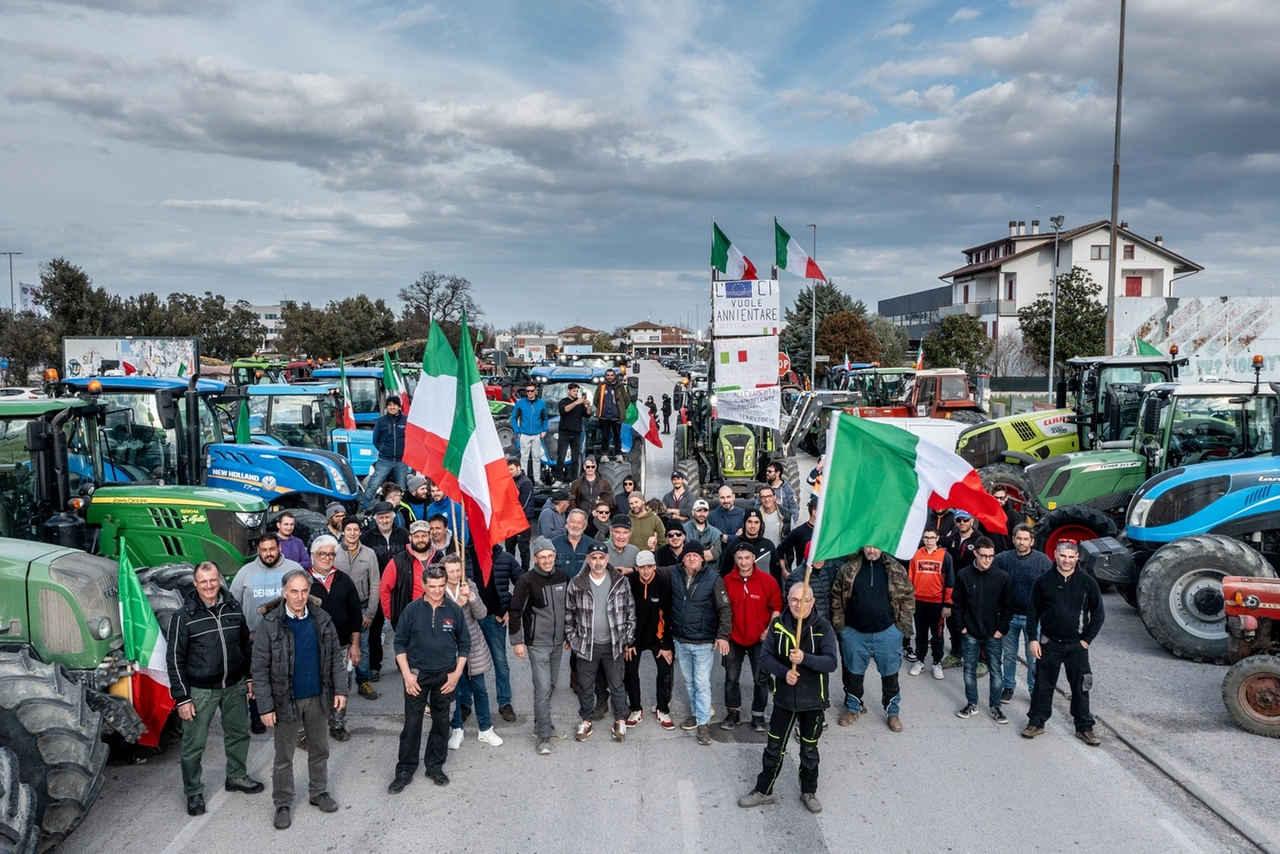 Protesta degli agricoltori a Roma