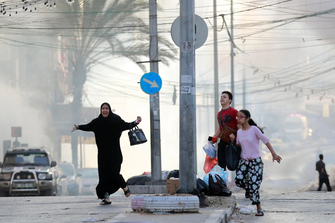 Paura vicino all'ospedale al-Shifa di Gaza