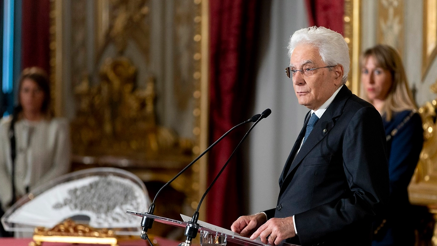 Il presidente della Repubblica Sergio Mattarella (Lapresse)