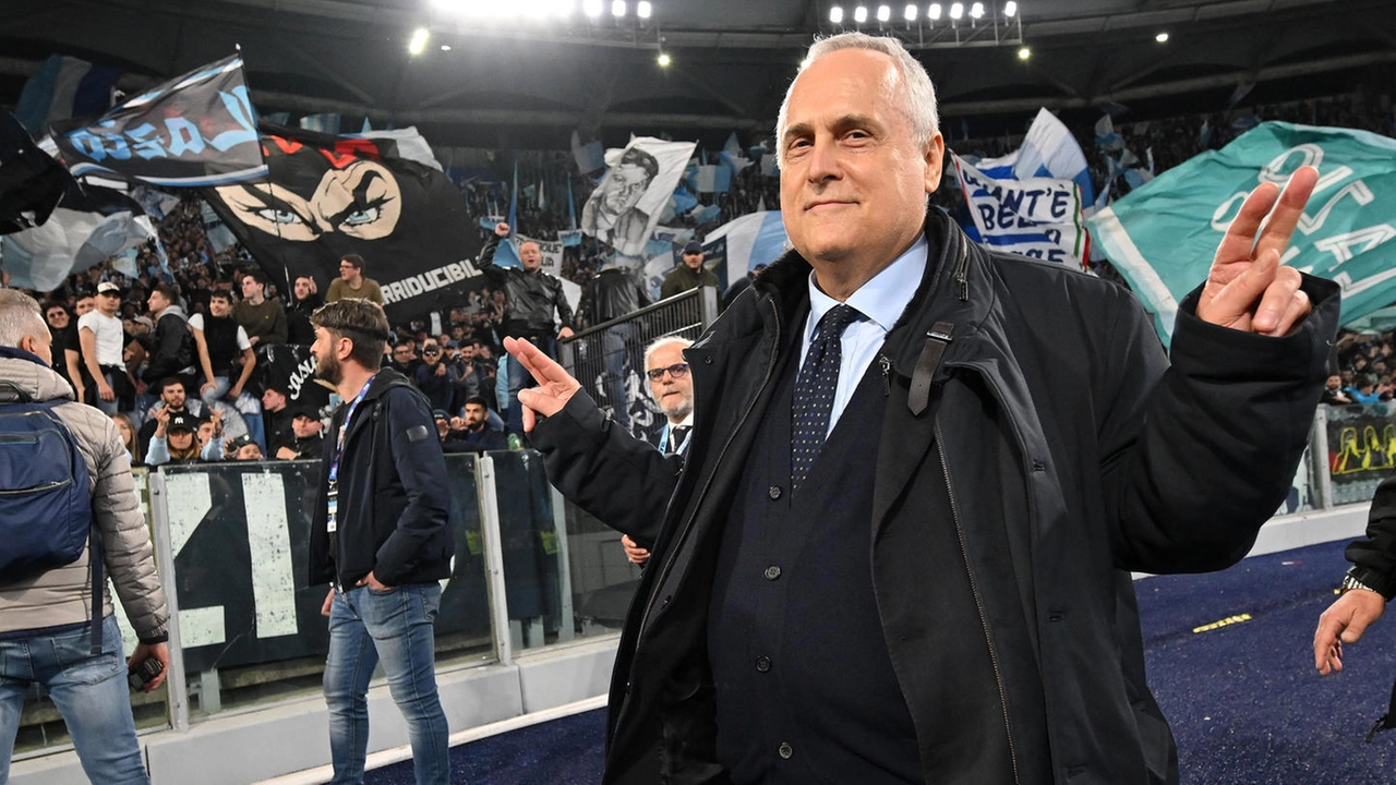 Il presidente della Lazio, Claudio Lotito