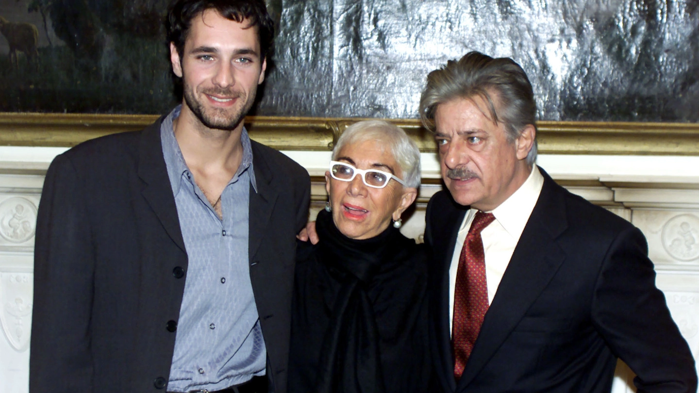 Raoul Bova, Lina Wertmüller e Giancarlo Giannini (Ansa)