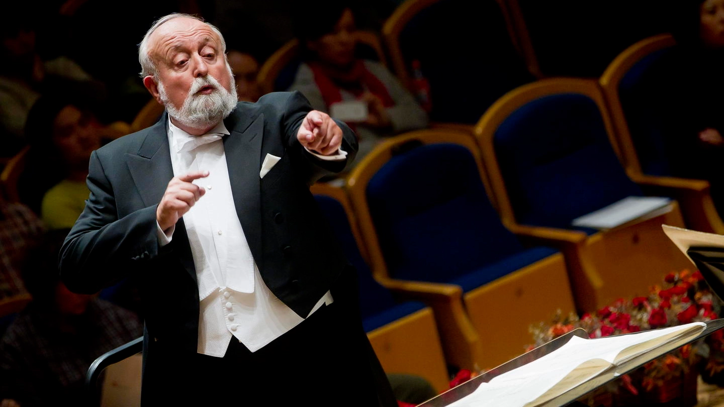 Il compositore e direttore d'orchestra Krzysztof Penderecki (Ansa)