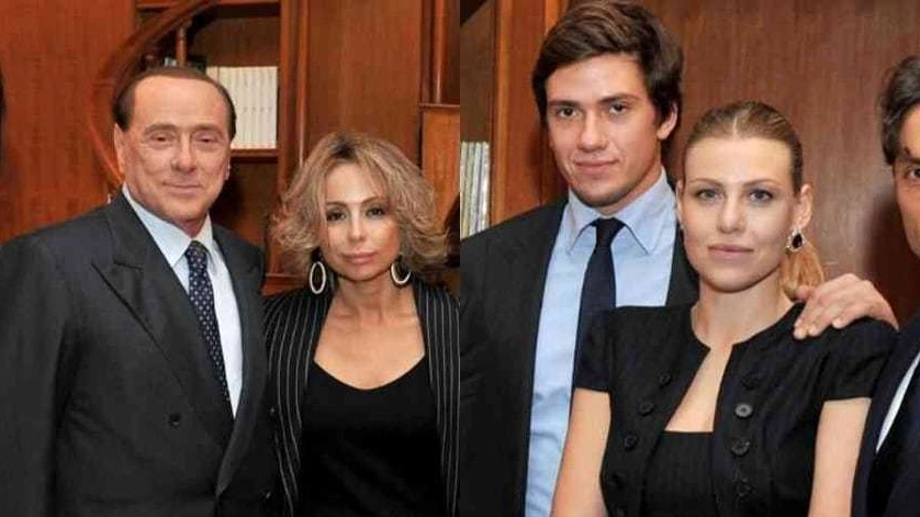 Berlusconi con i figli