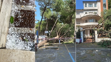 Nubifragio Cervia e Milano Marittima, l’esperto: “Downburst dovuto al caldo”. Ecco cos’è