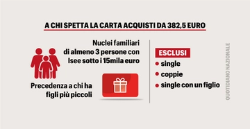 I requisiti per la Carta acquisti Dedicata a te: la beffa single con figli e le polemiche sulla “mancetta”