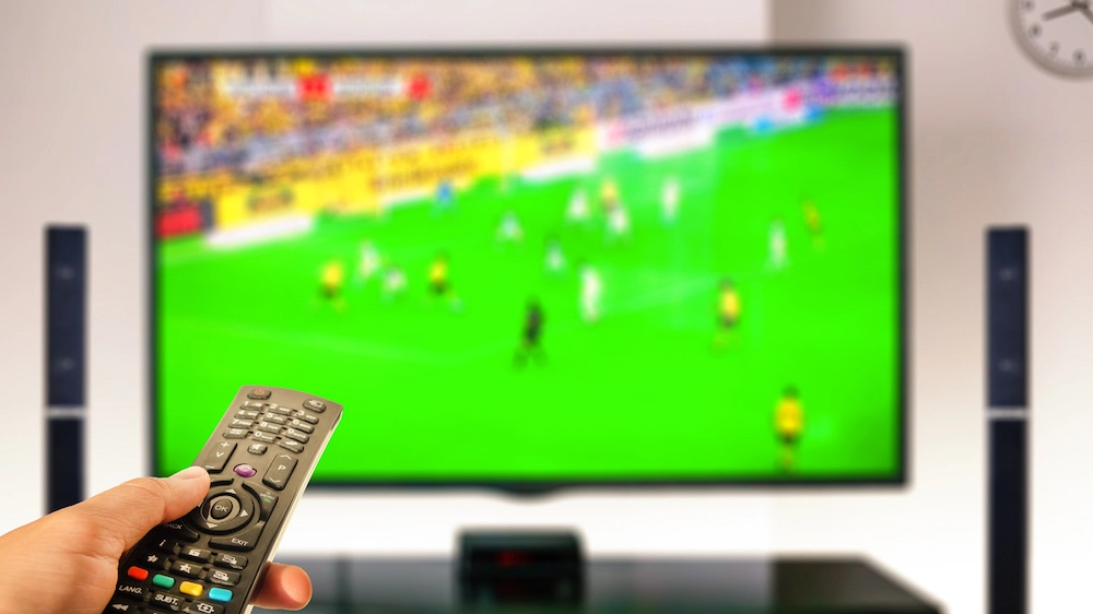 Il calcio in diretta in tv