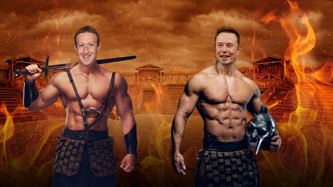 I "gladiatori" Mark Zuckerberg ed Elon Musk