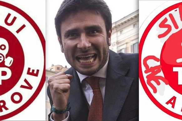 Campagna No Tap su Facebook, qui Alessandro Di Battista (Ansa)