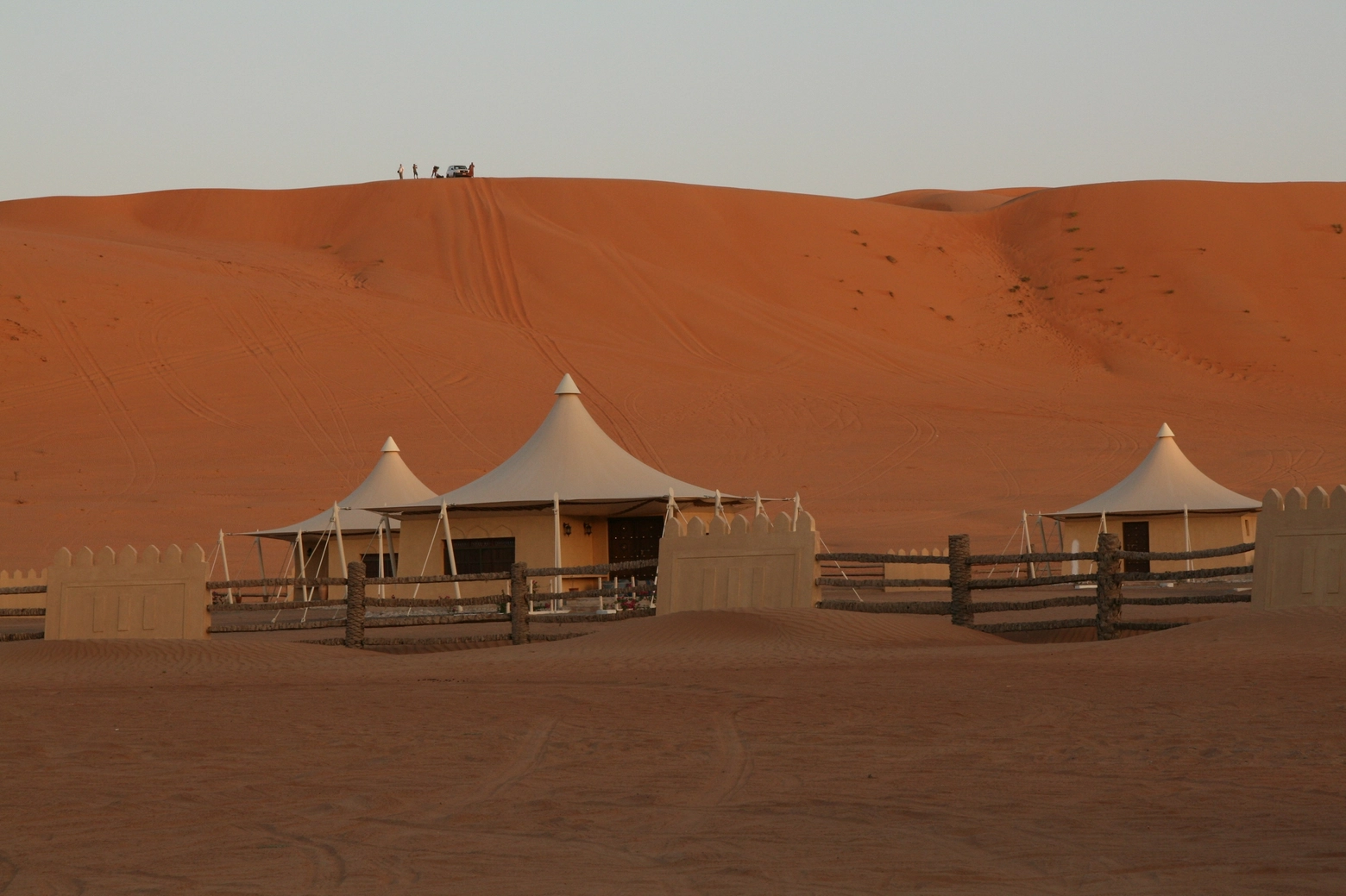 Il Desert Night Camps nel deserto di Wahiba Sands