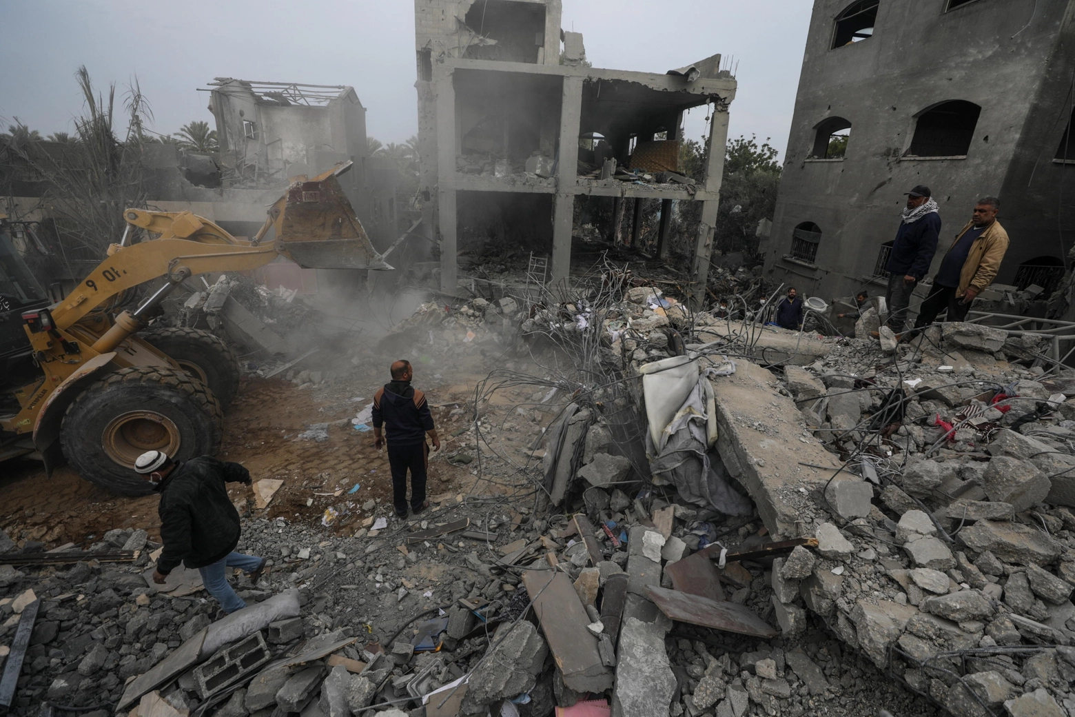 I danni dei bombardamenti a Gaza