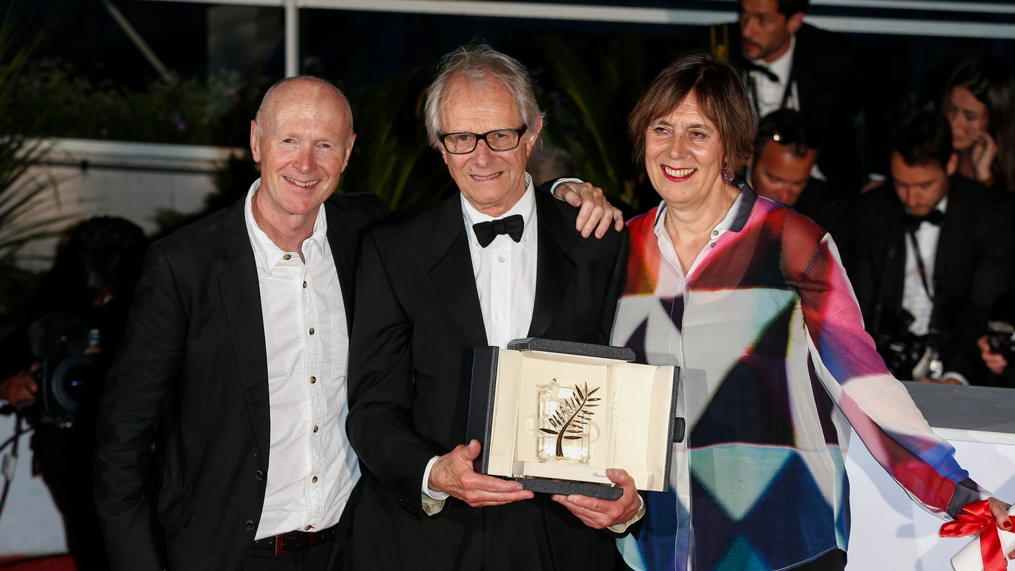 Ken Loach vince la Palma d'Oro con il film 'I, Daniel Blake' (LaPresse)