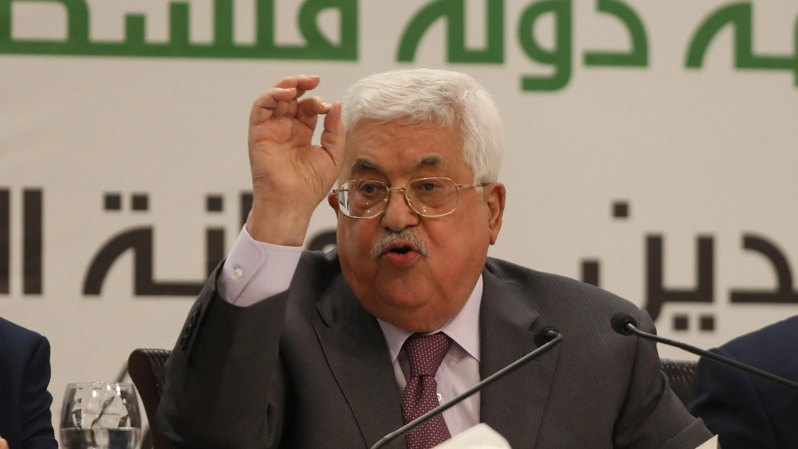 Il presidente palestinese Abu Mazen (Ansa)