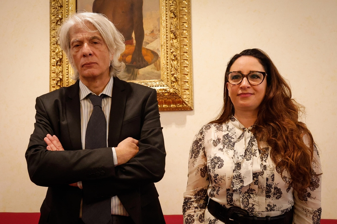 Pietro Orlandi, fratello di Emanuela, con l'avvocato Laura Sgrò