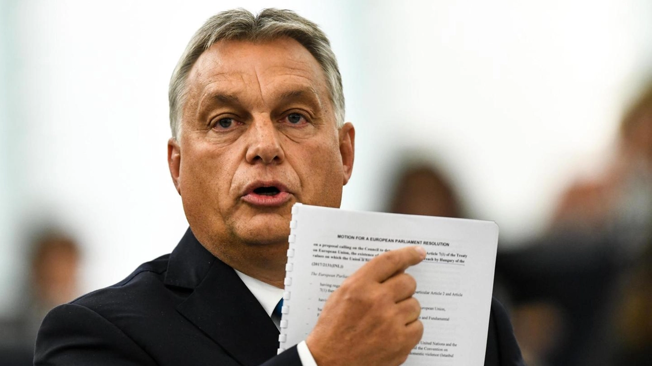 Il primo ministro ungherese Viktor Orban (Ansa)