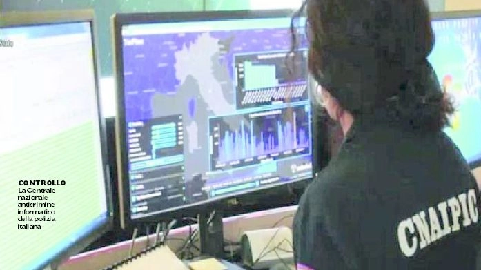 La centrale anticrimine informatico della polizia italiana