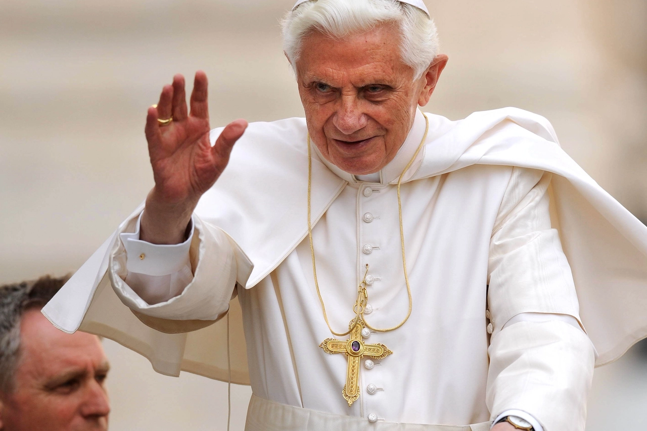 Benedetto XVI all'epoca in cui era Papa (ImagoE)