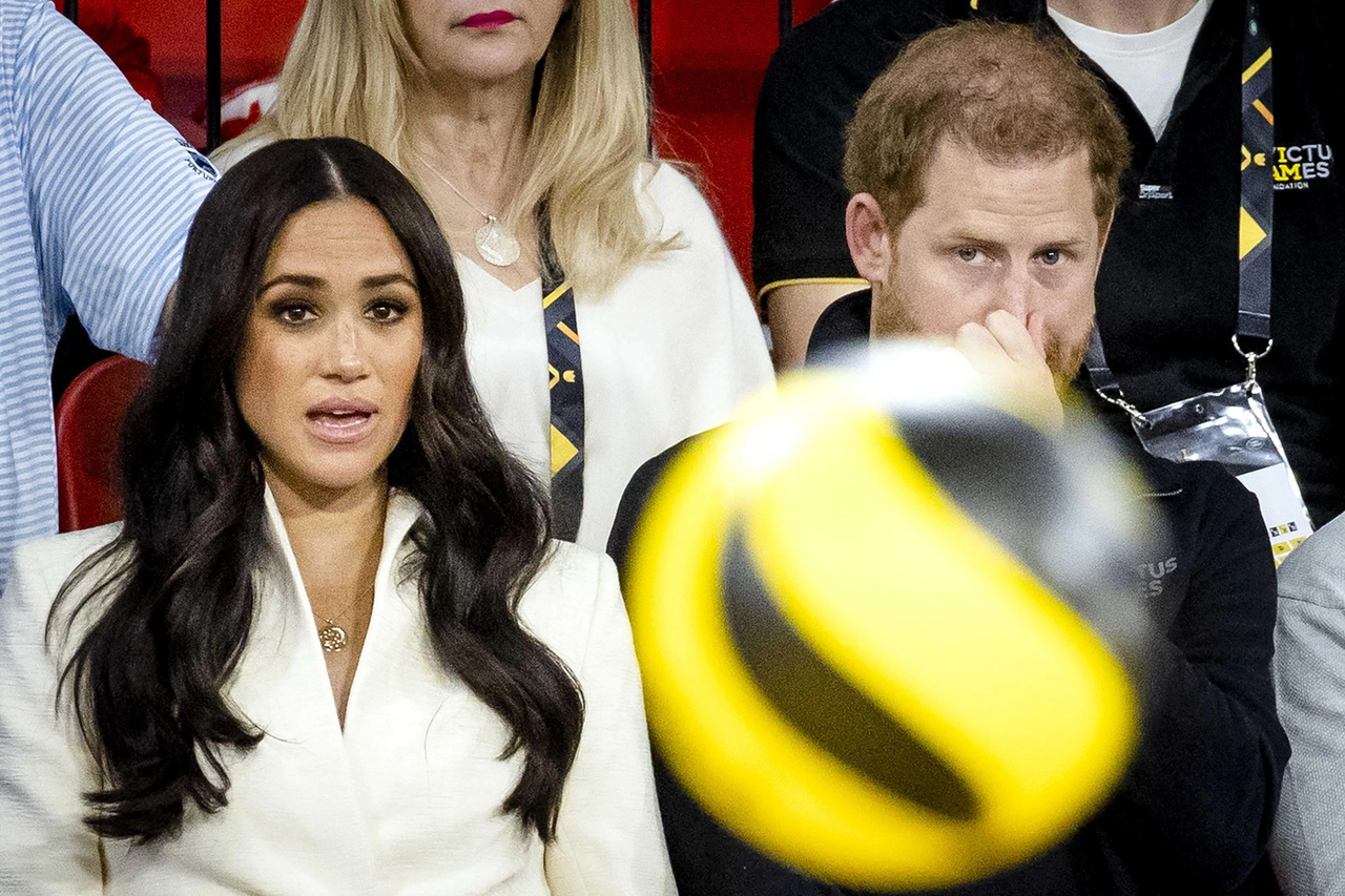 Meghan Markle e il principe Harry (Ansa)