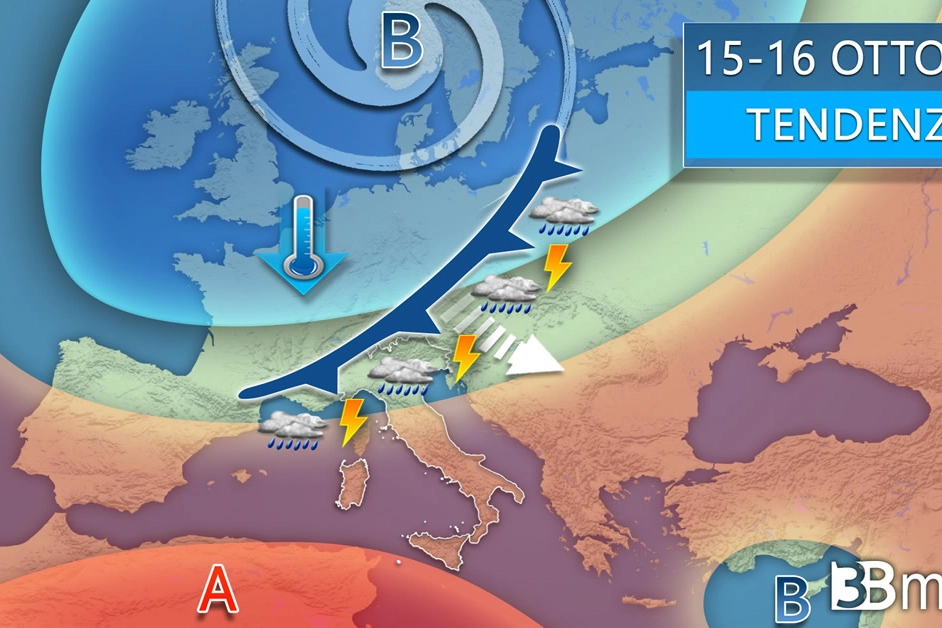 Previsioni meteo: arriva l'autunno