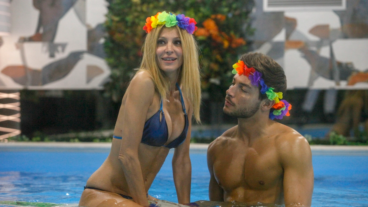 Grande Fratello Vip 4, Adriana Volpe e Andrea Denver (Ufficio Stampa Mediaset)