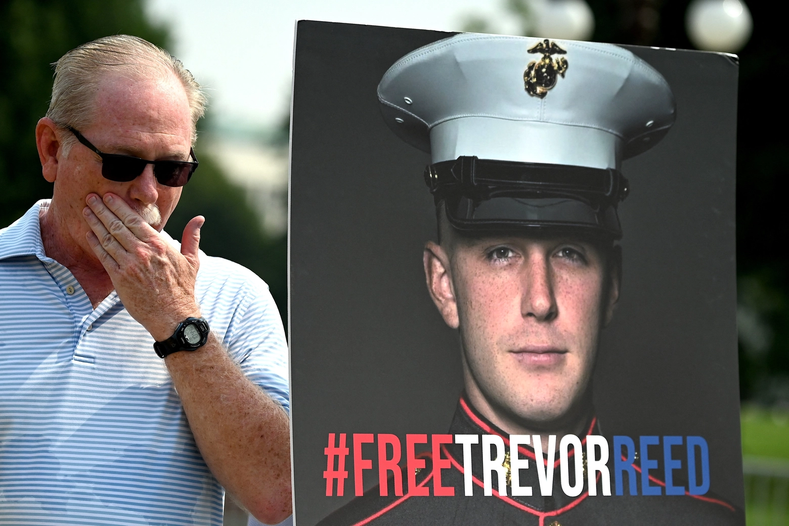 Trevor Reed, ex marine americano, è stato tre anni in carcere in Russia. Poi liberato durante uno scambio prigionieri con l'Ucraina (Afp)