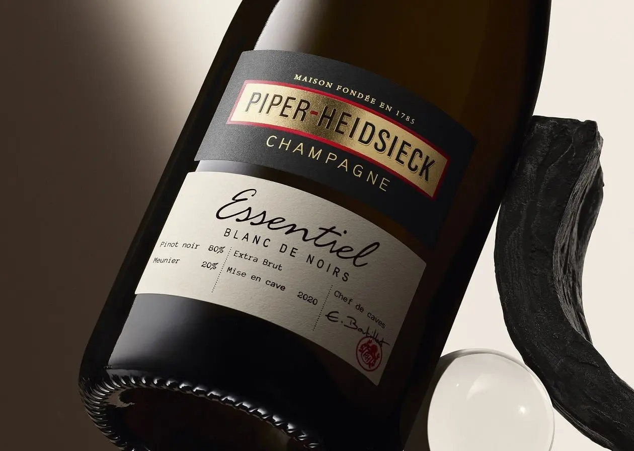 Champagne, arriva in Italia l'Essentiel Blanc de Noirs di Piper-Heidsieck