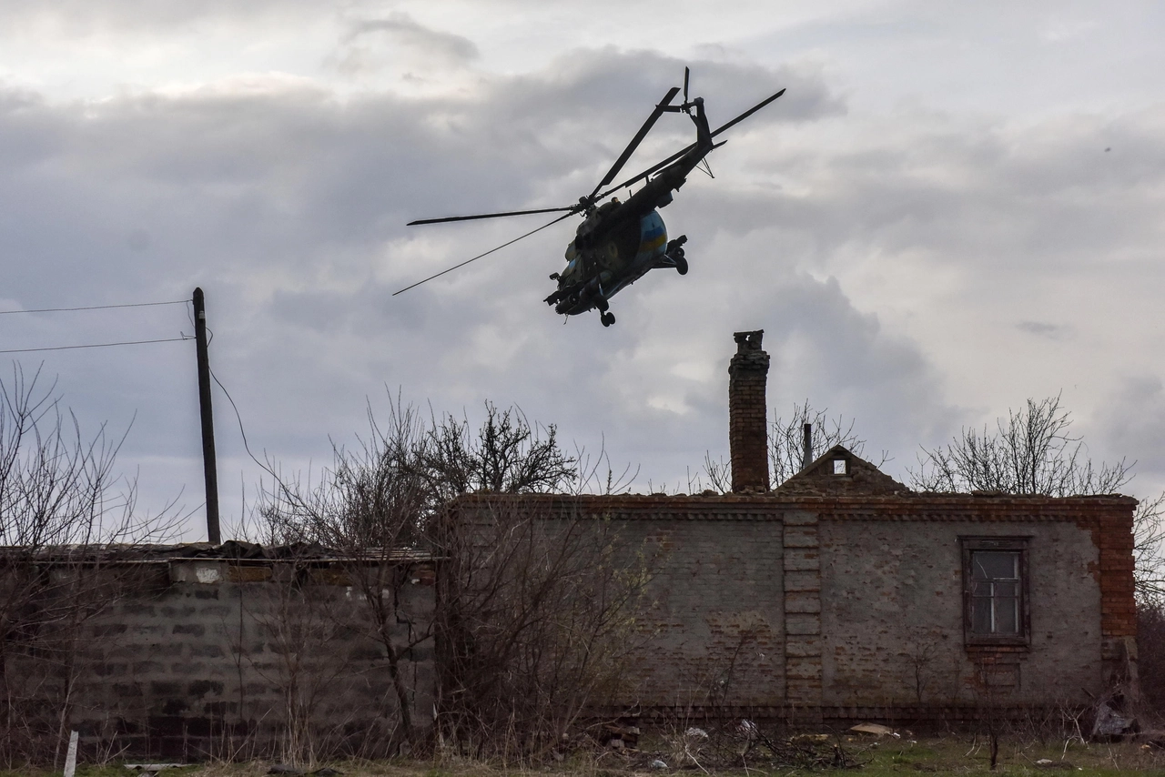 Un elicottero Mi-8