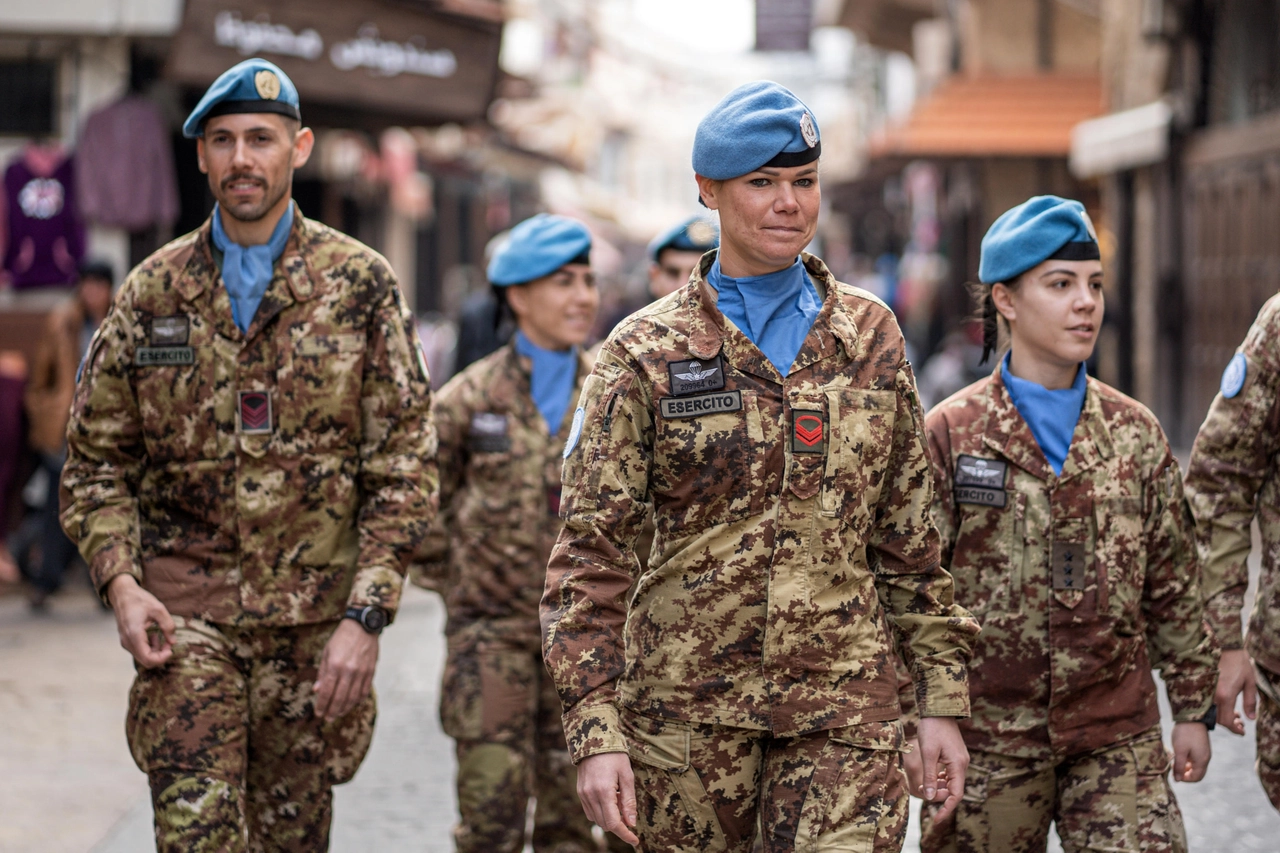 Soldati italiani in Libano (Ansa)