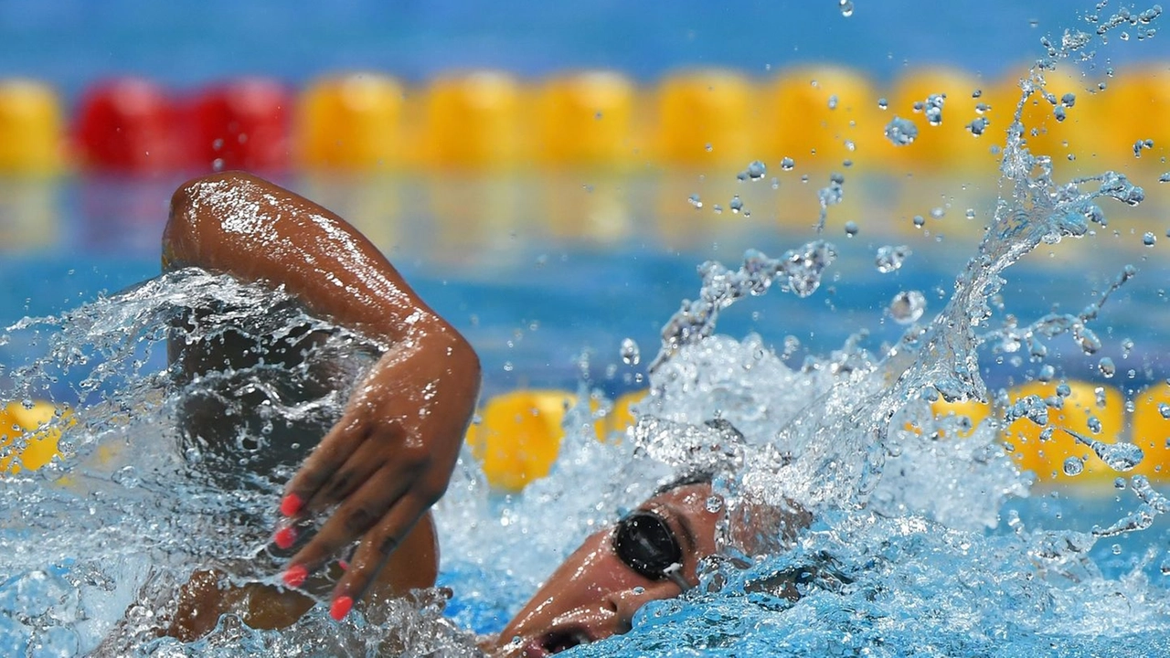 Mondiali di nuoto 2017, Simona Quadarella bronzo nei 1.500 stile libero (foto Afp)