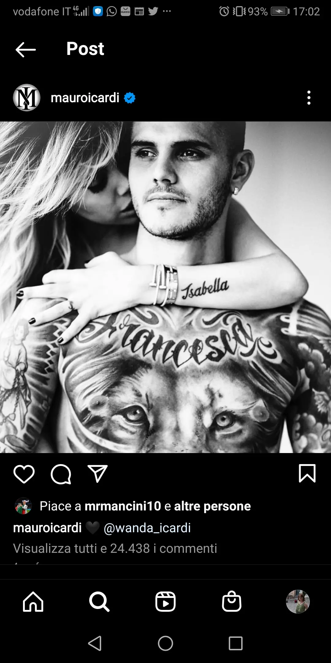 China Suarez accusa Icardi: "Mi ha detto di essere separato". Wanda Nara la insulta