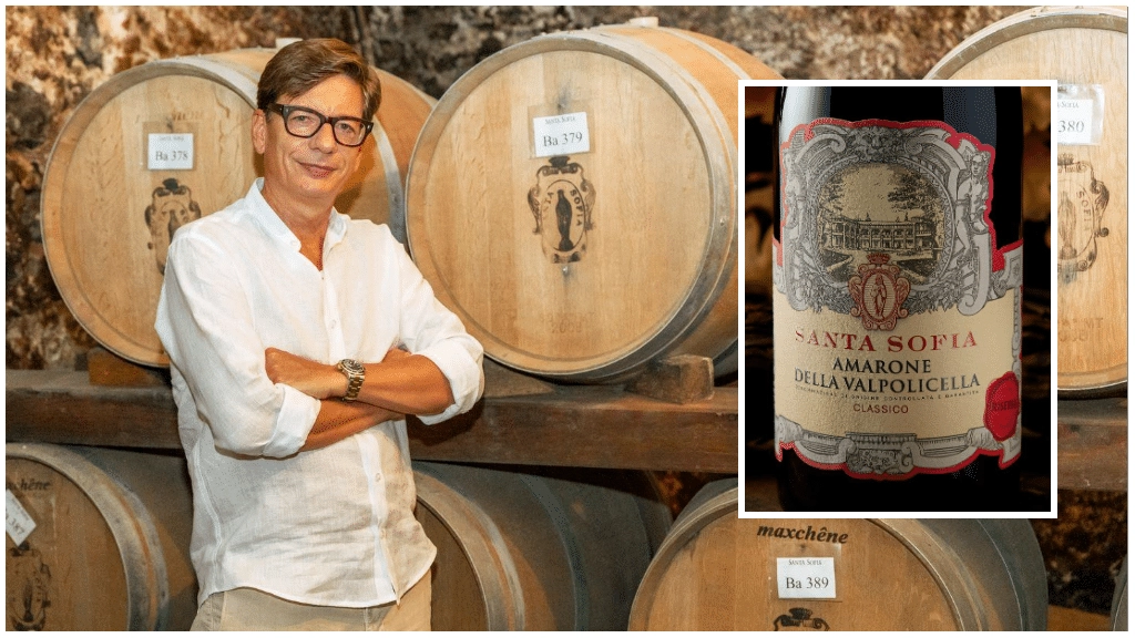 Luciano Begnoni e l'Amarone Santa Sofia 2015