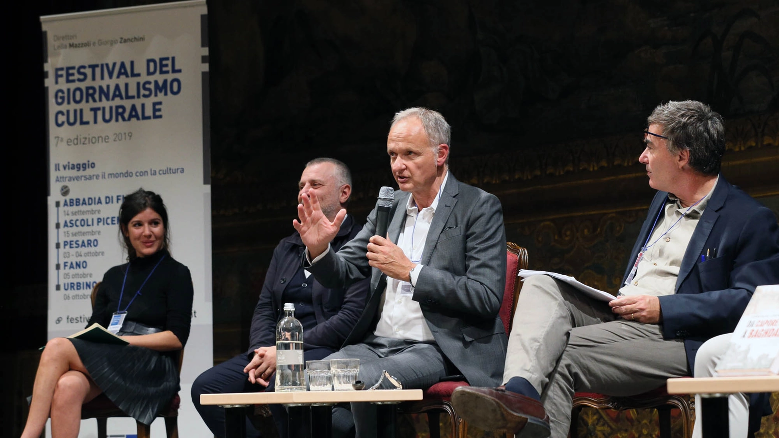 Michele Brambilla, direttore del Quotidiano Nazionale, al Festival di Pesaro (Fotoprint)