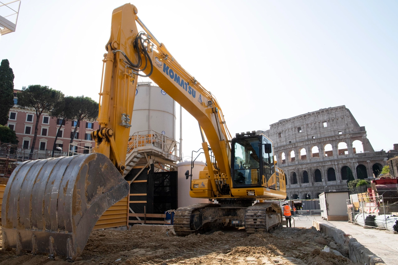 Cantieri della Metro C a Roma