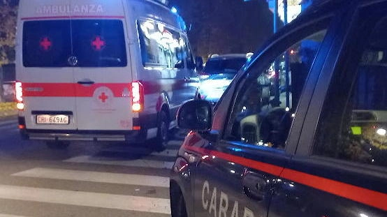 I carabinieri in soccorso di un'ambulanza 'dirottata'