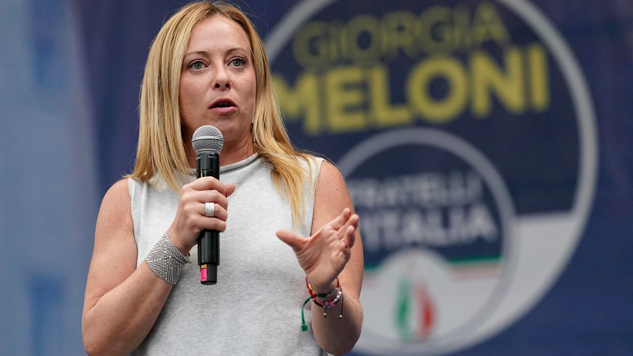 Giorgia Meloni, leader di Fratelli d'Italia (Ansa)