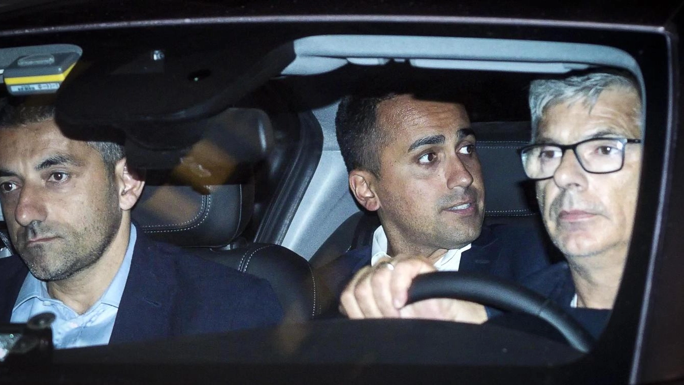 Luigi Di Maio lascia Palazzo Chigi, archivio (foto Ansa)