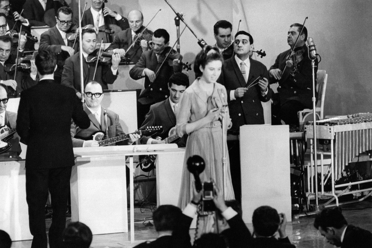 Gigliola Cinquetti a Sanremo nel 1964