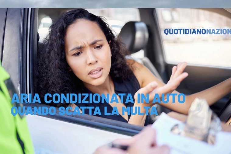 Aria condizionata in auto, occhio alle multe