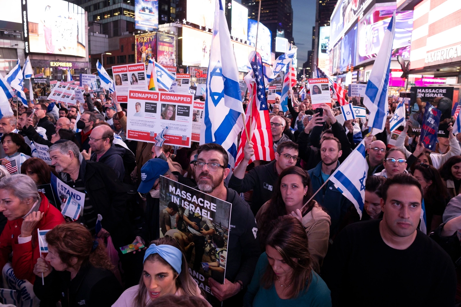 Usa, protesta a sostegno di Israele