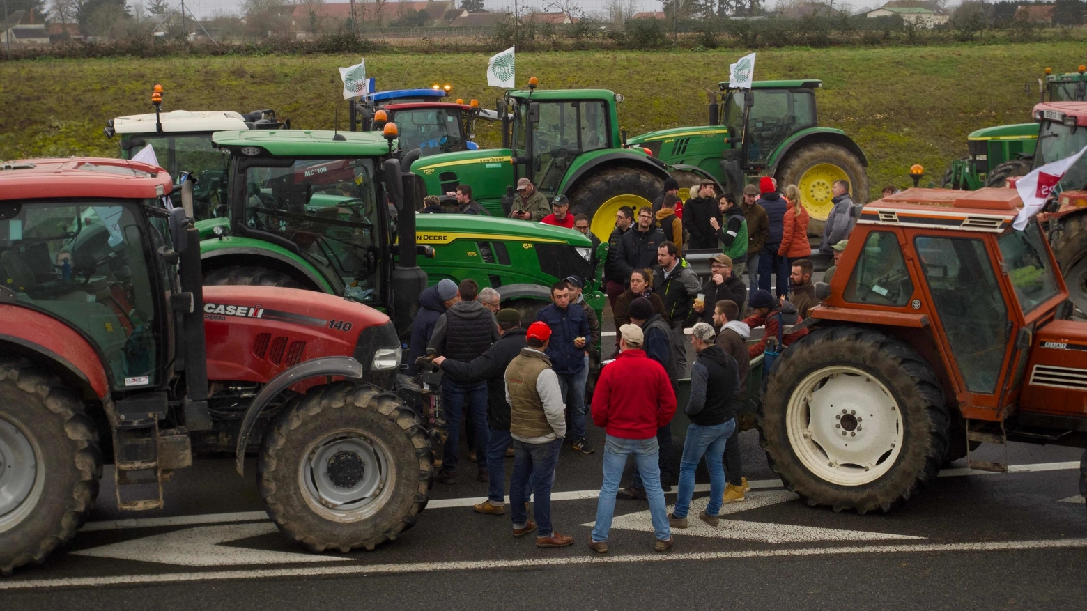 Protesta degli agricoltori (foto d'archivio)