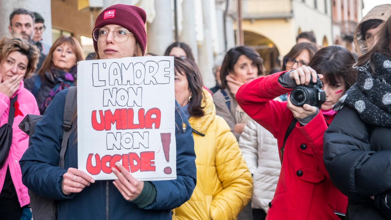 Manifestazione contro la violenza sulle donne