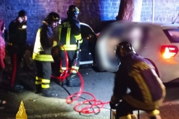  Incidente stradale stanotte sulla via Tiberina, altezza Fiano Romano