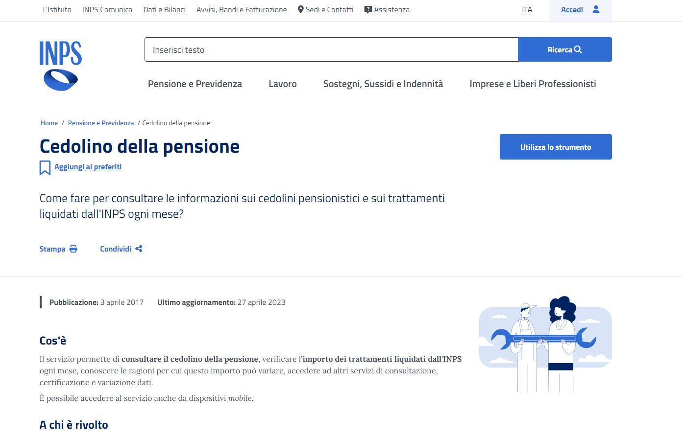 Inps Cedolino Pensione | Come Vederlo Guida Facile