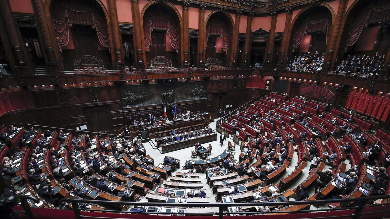 L'Aula della Camera (Ansa)