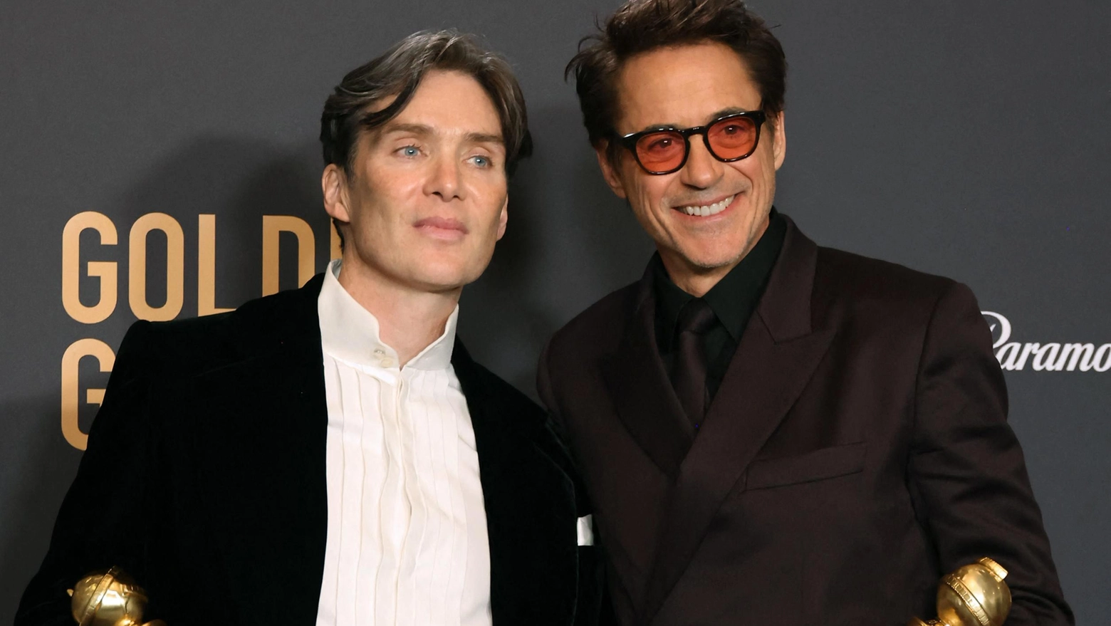 Golden Globe 2024: Cillian Murphy e Robert Downey Jr premiati per 'Oppenheimer' (Ansa)