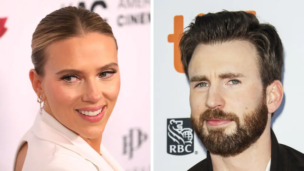 Scarlett Johansson e Chris Evans in corsa per lo spazio